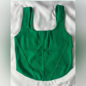 House of Harlow 1960 Vibrant Green Tank Top